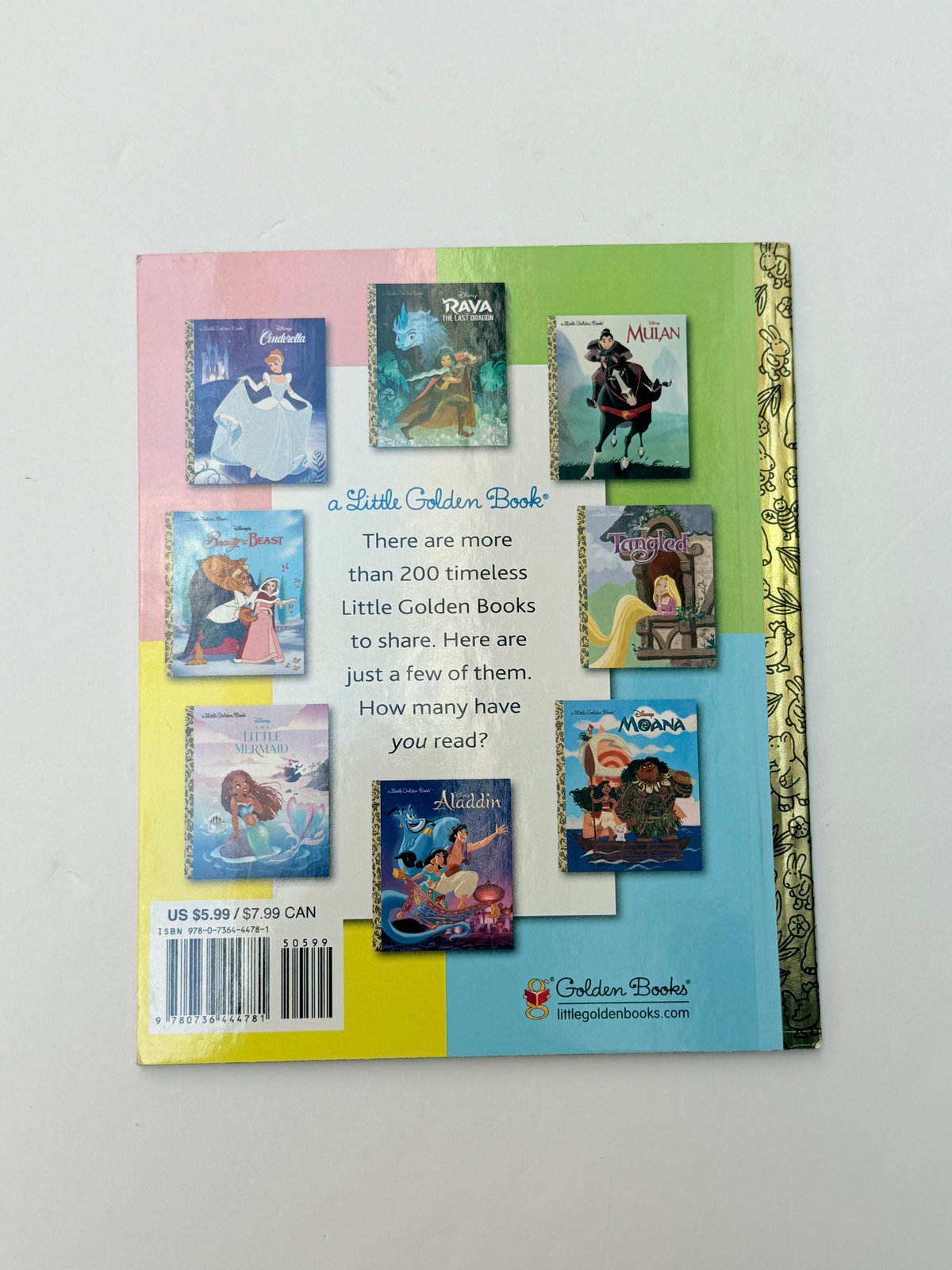 Disney The Princess and the Frog Little Golden Book