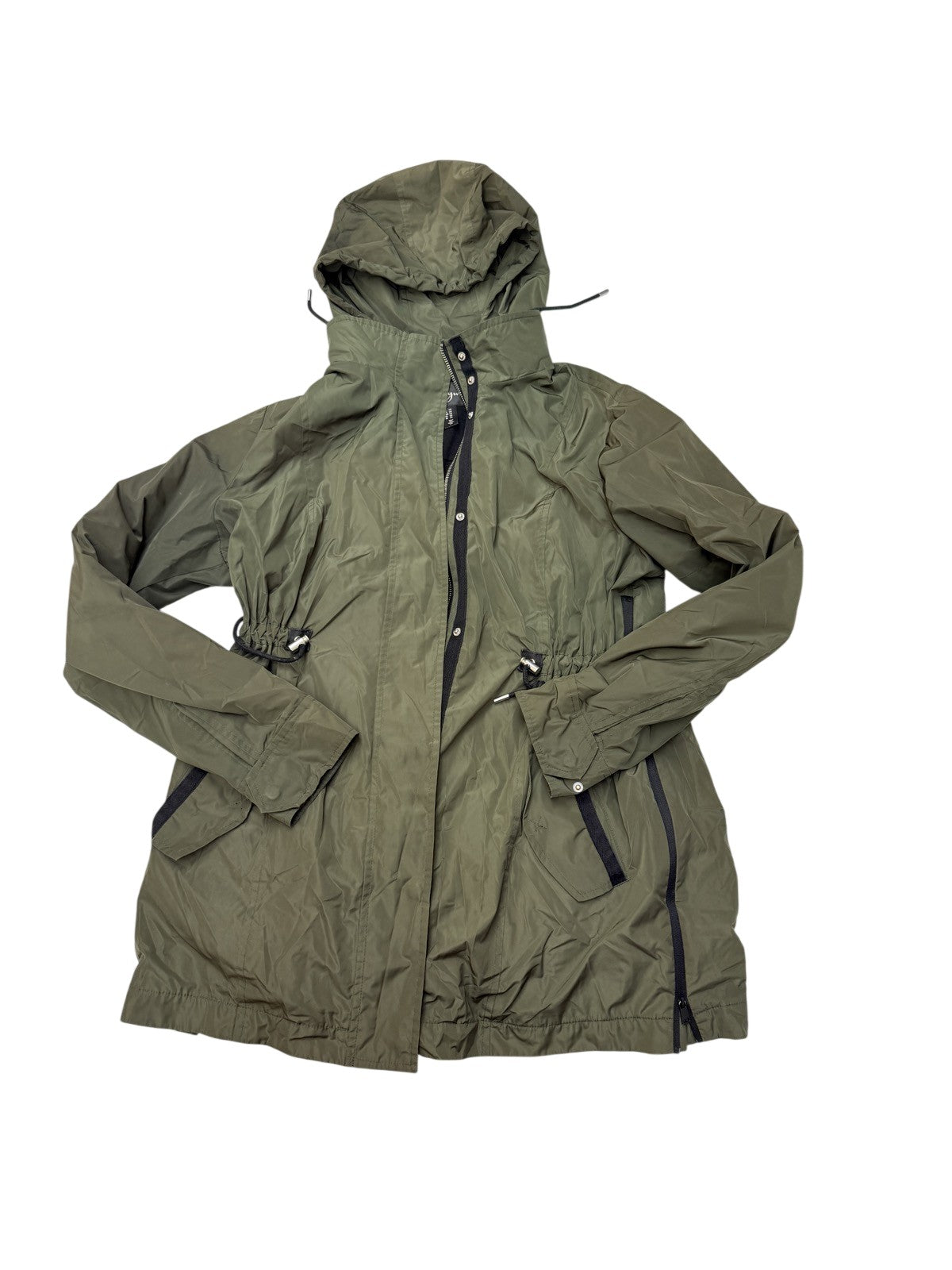 Thyme Maternity Olive Hooded Jacket L