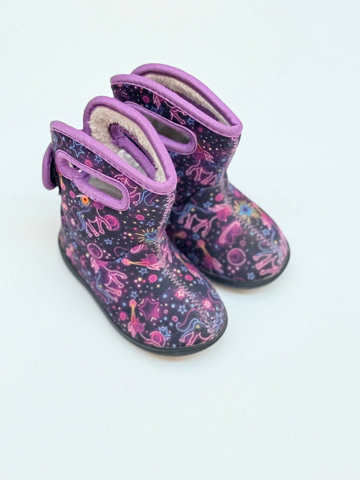 Bogs Neo Classic Neon Unicorn Boot Size 6