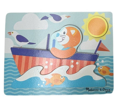 Melissa & Doug 4-Piece Chunky Puzzle Set