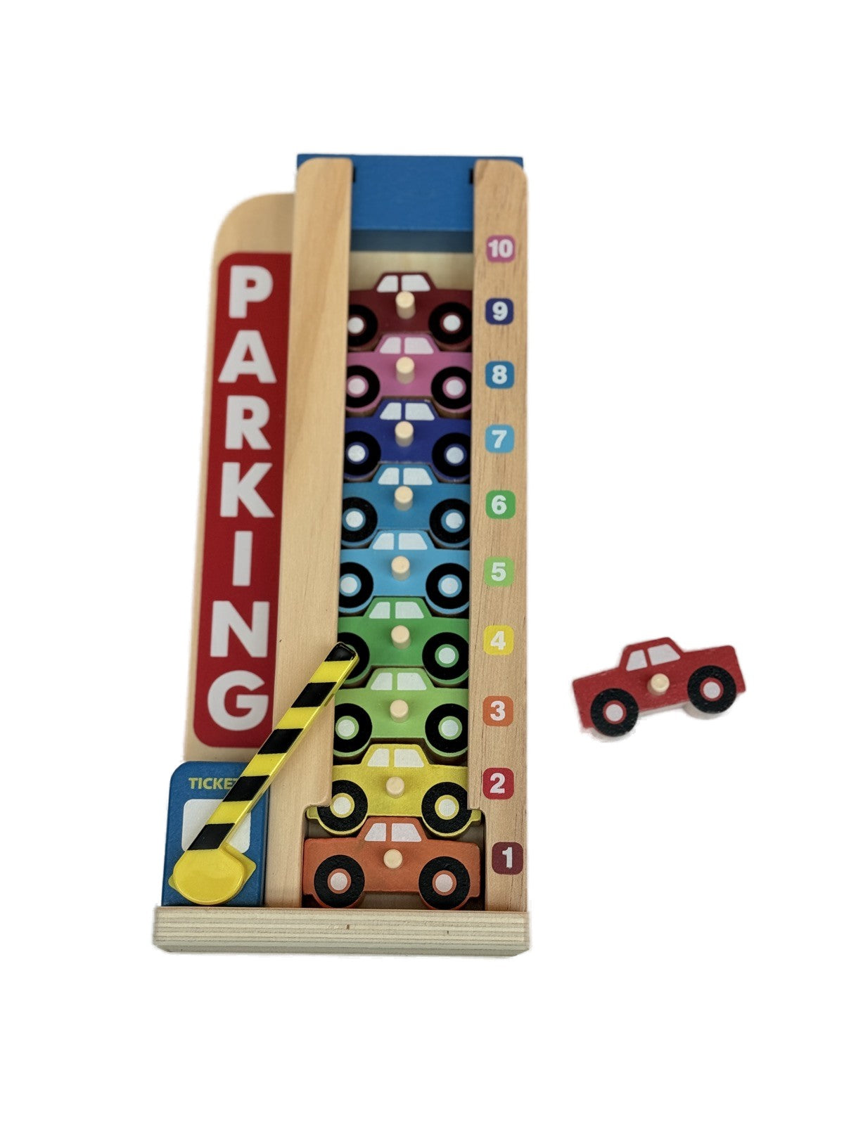 Melissa & Doug Count & Park Parking Garage Toy