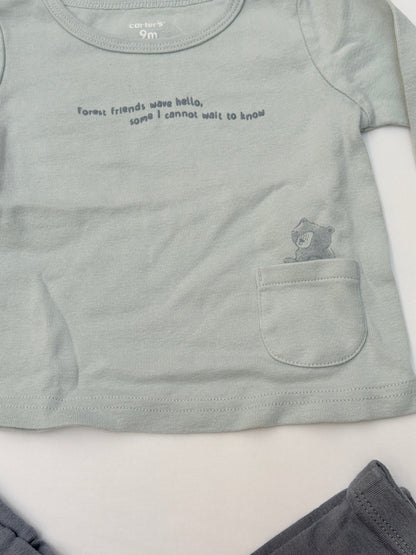 Carter's Forest Friends Top & Legging Set 9M