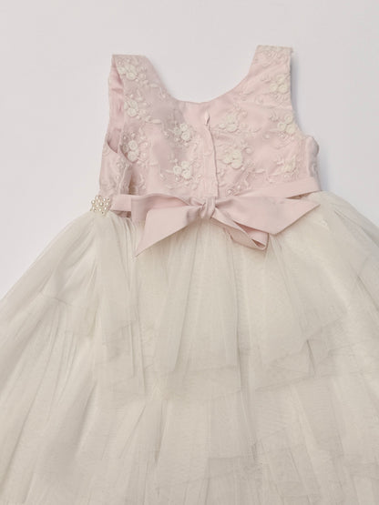 American Princess Pearl Tulle Flower Girl Dress 4