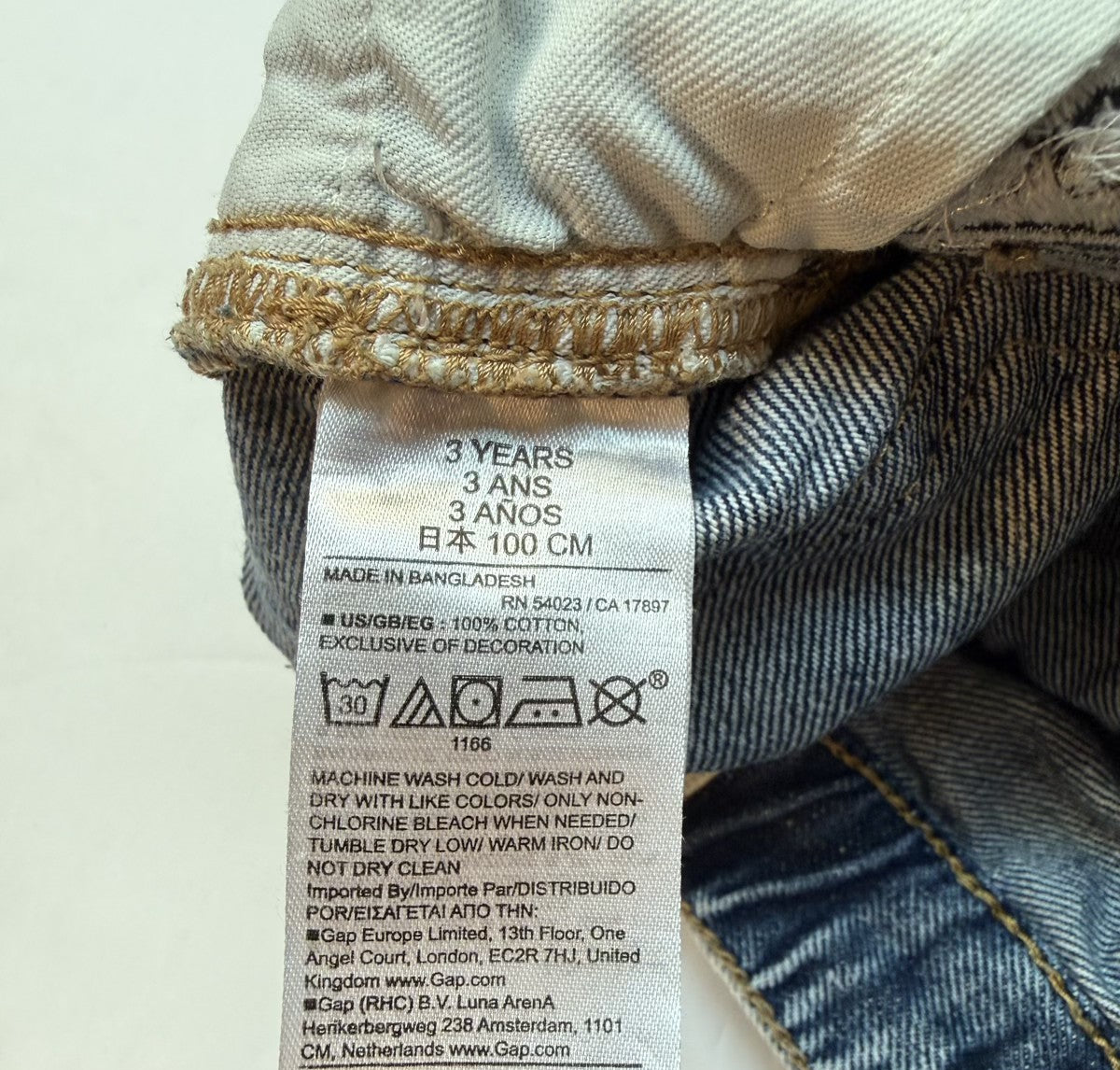 Gap Disney Cars Jeans Size 3T