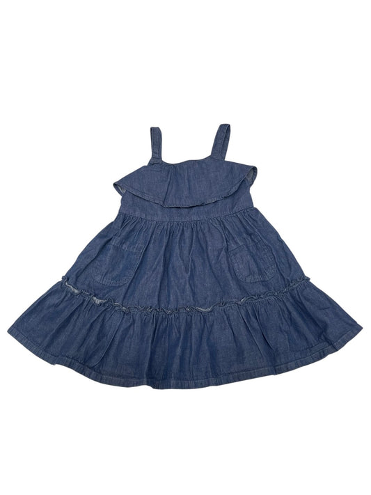 Calvin Klein Denim Tiered Dress Size 3