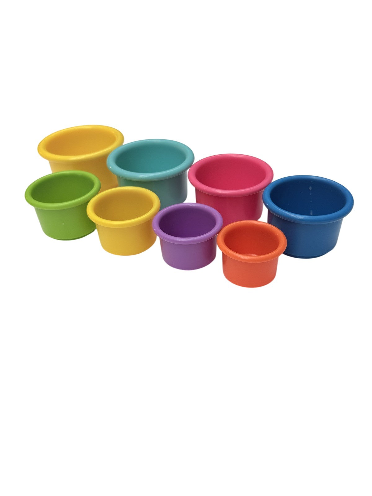 Rainbow Nesting Stacking Cups Set of 8