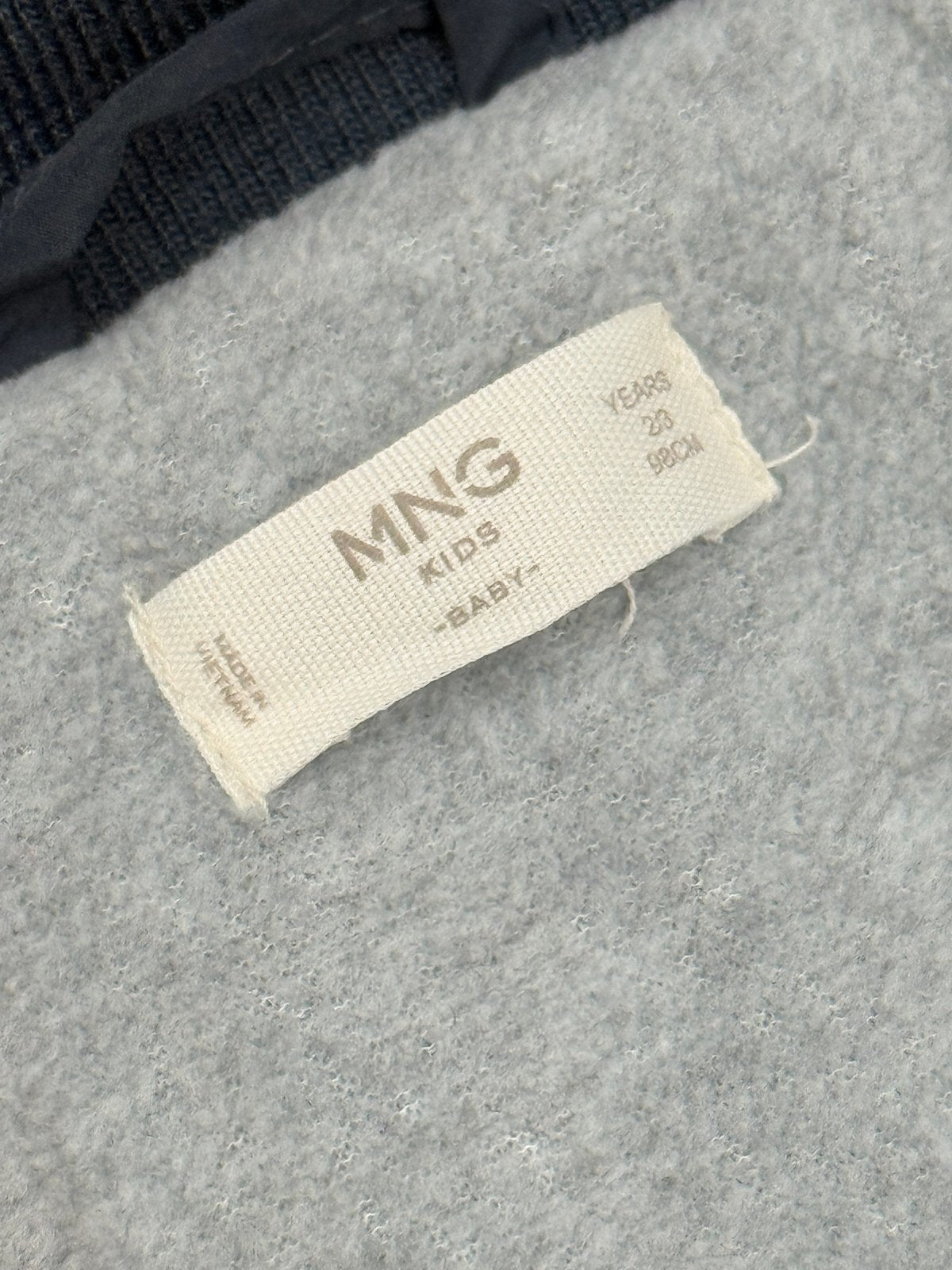 MNG Navy Quilted Hooded Jacket 2/3T