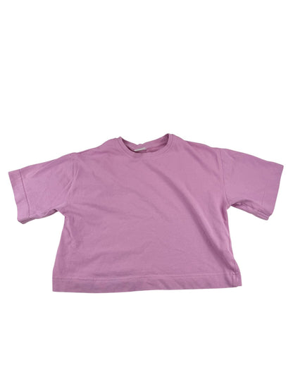 Zara Pink Cropped T-Shirt Size 11-12Y
