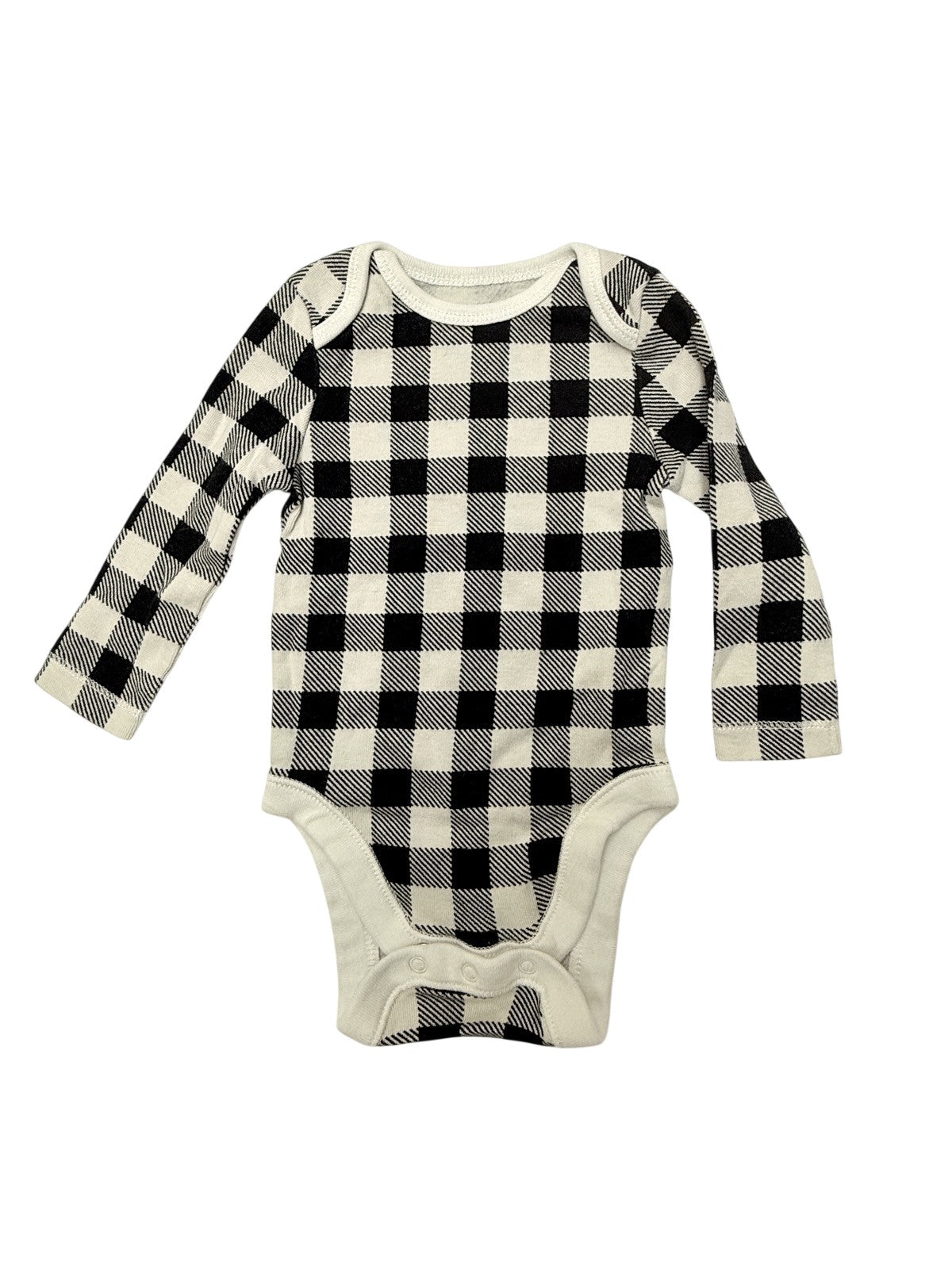 Old Navy Buffalo Check Bodysuit 0-3M