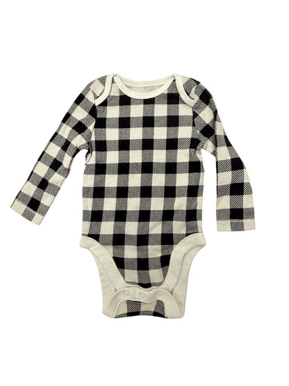 Old Navy Buffalo Check Bodysuit 0-3M