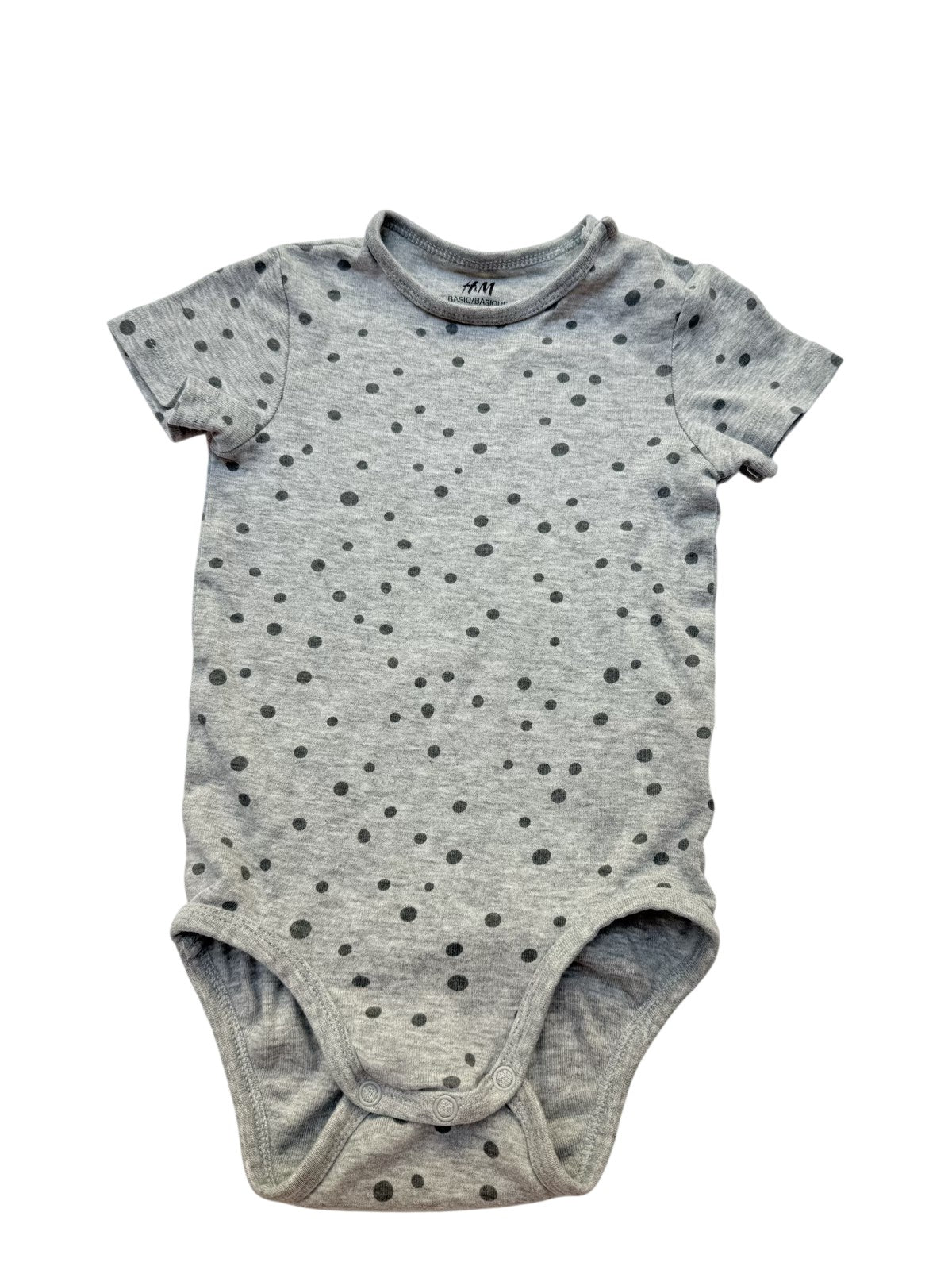 H&M Basic Polka Dot Bodysuit 18M