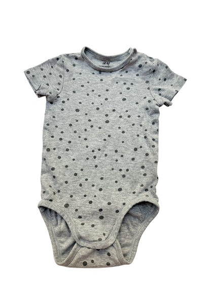 H&M Basic Polka Dot Bodysuit 18M