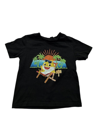 Baby Shark Black Graphic T-Shirt 3T