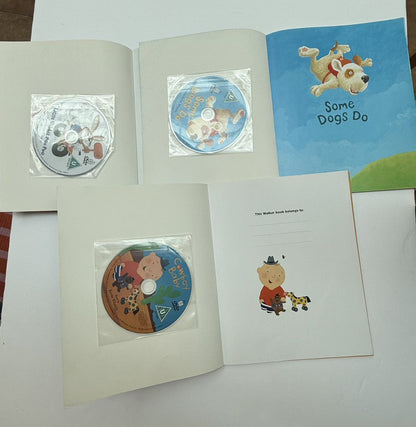 Set 3 Mixed Authors Story Book and DVD Bundle