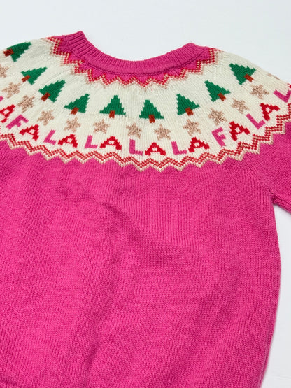 Mini Boden Fa La La Christmas Cardigan 5-6Y