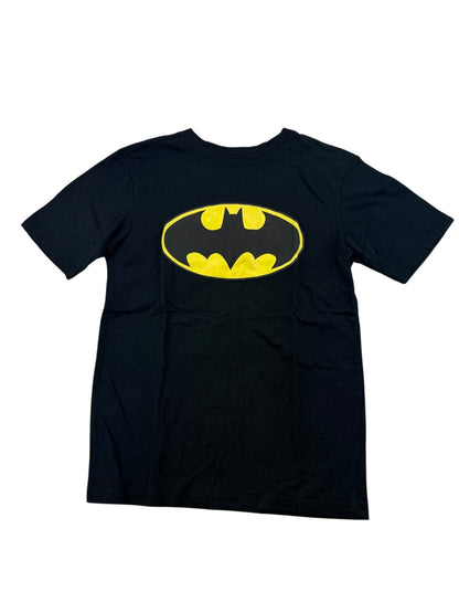 Batman Logo Black T-Shirt Size M (7-8) 7-8