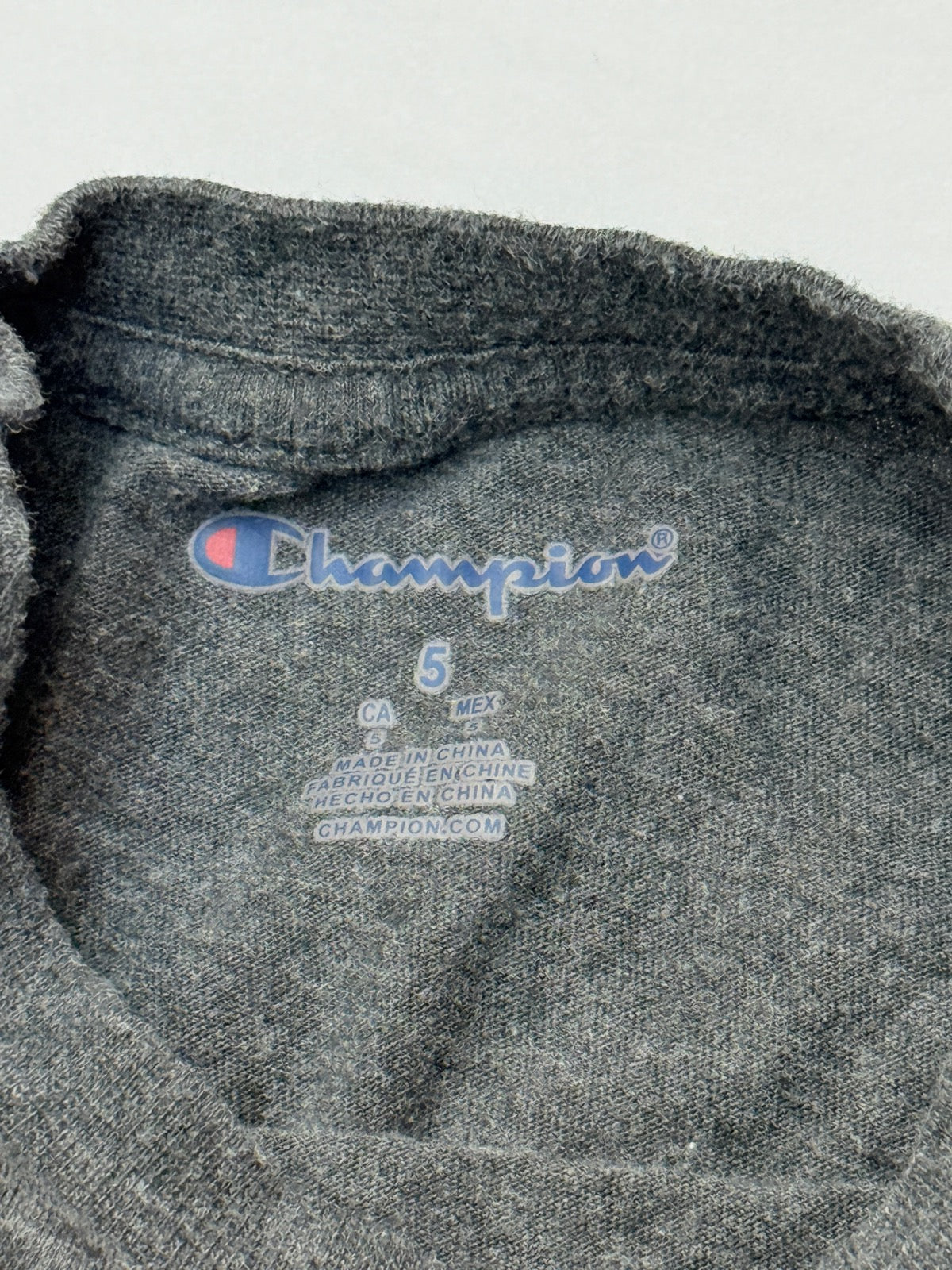 Champion Logo Graphic T-Shirt Size 5