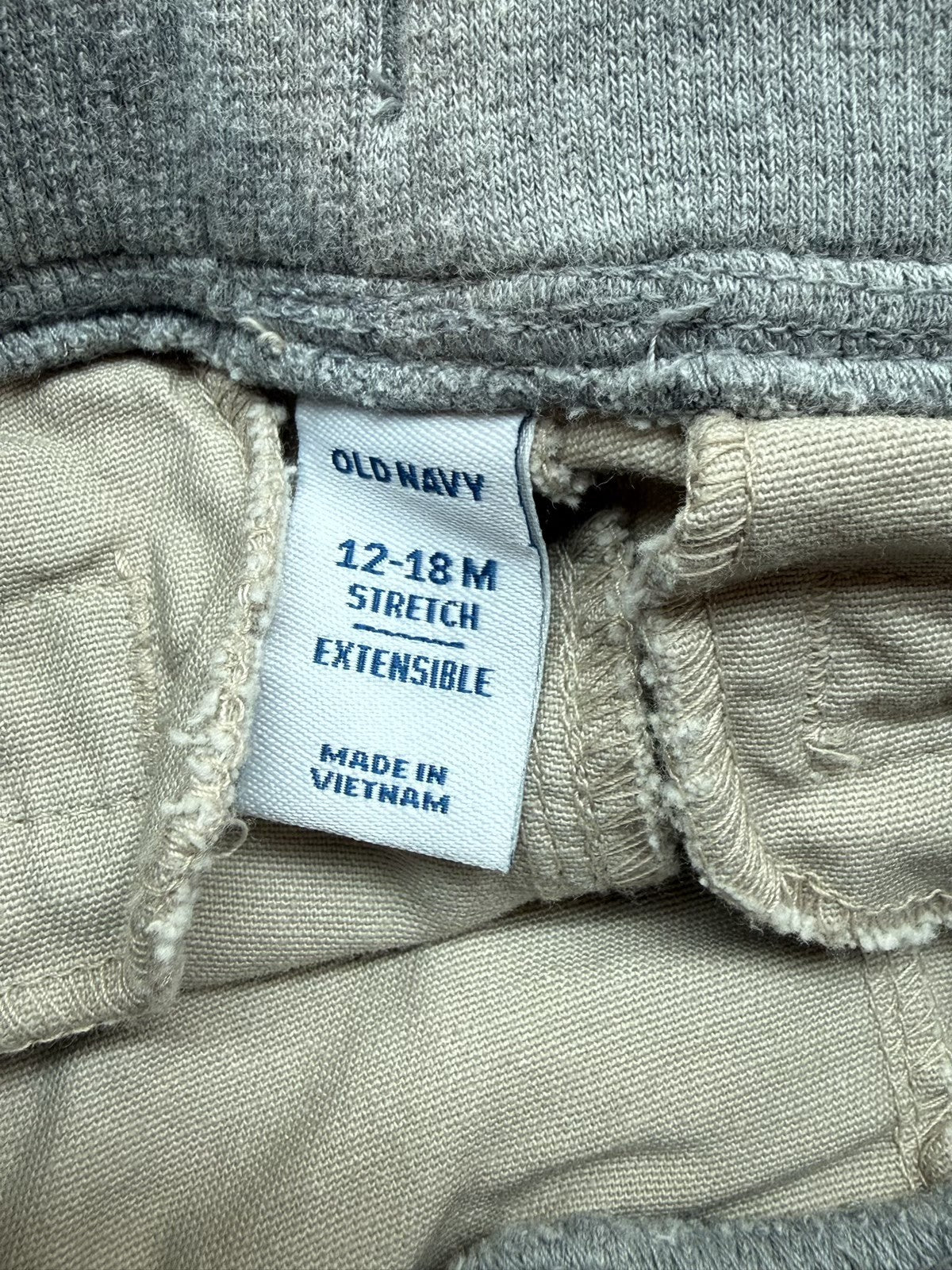 Old Navy Khaki Stretch Pants 12-18M