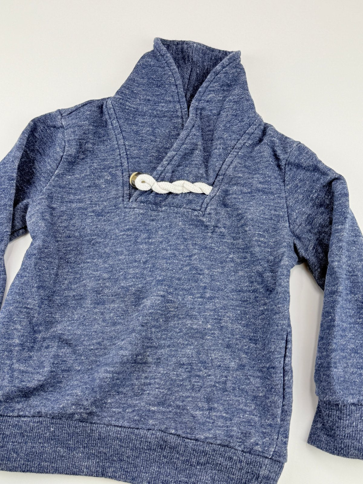 Joe Fresh Blue Shawl Collar Sweatshirt 3T