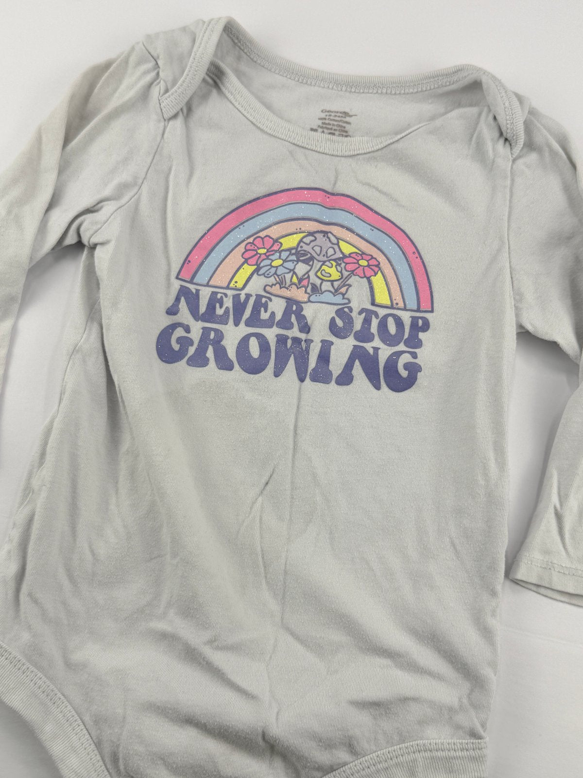George Baby Never Stop Growing Bodysuit 18-24M