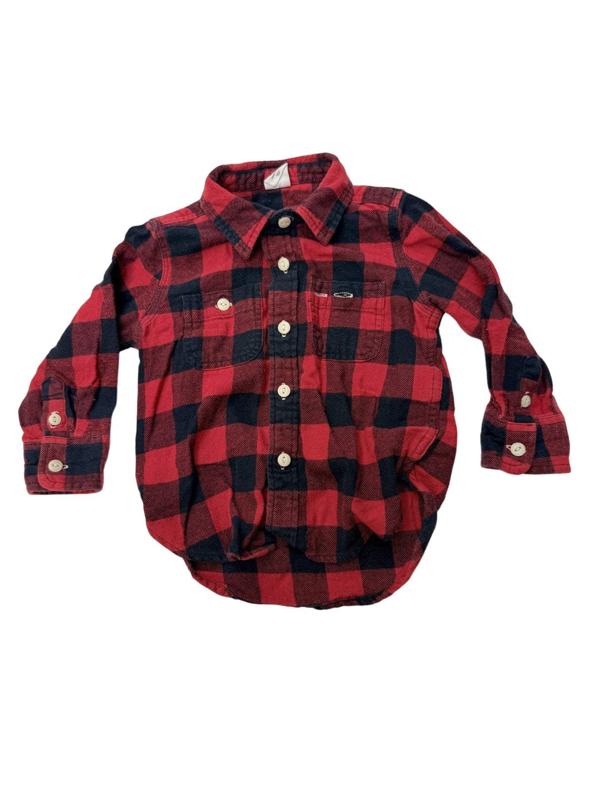 Baby Gap Buffalo Plaid Flannel Shirt 18-24M
