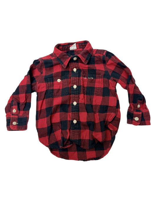 Baby Gap Buffalo Plaid Flannel Shirt 18-24M