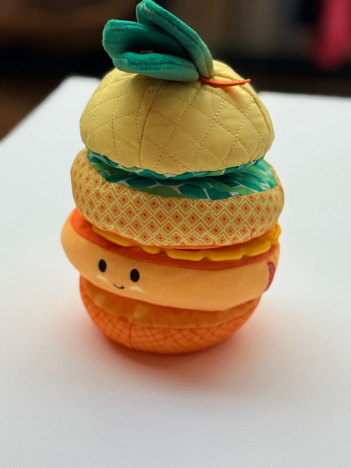 Melissa & Doug Pineapple Stacking Ring Toy