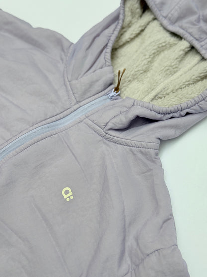 Lilac Sherpa-Lined Hoodie Jacket Size 9-11Y