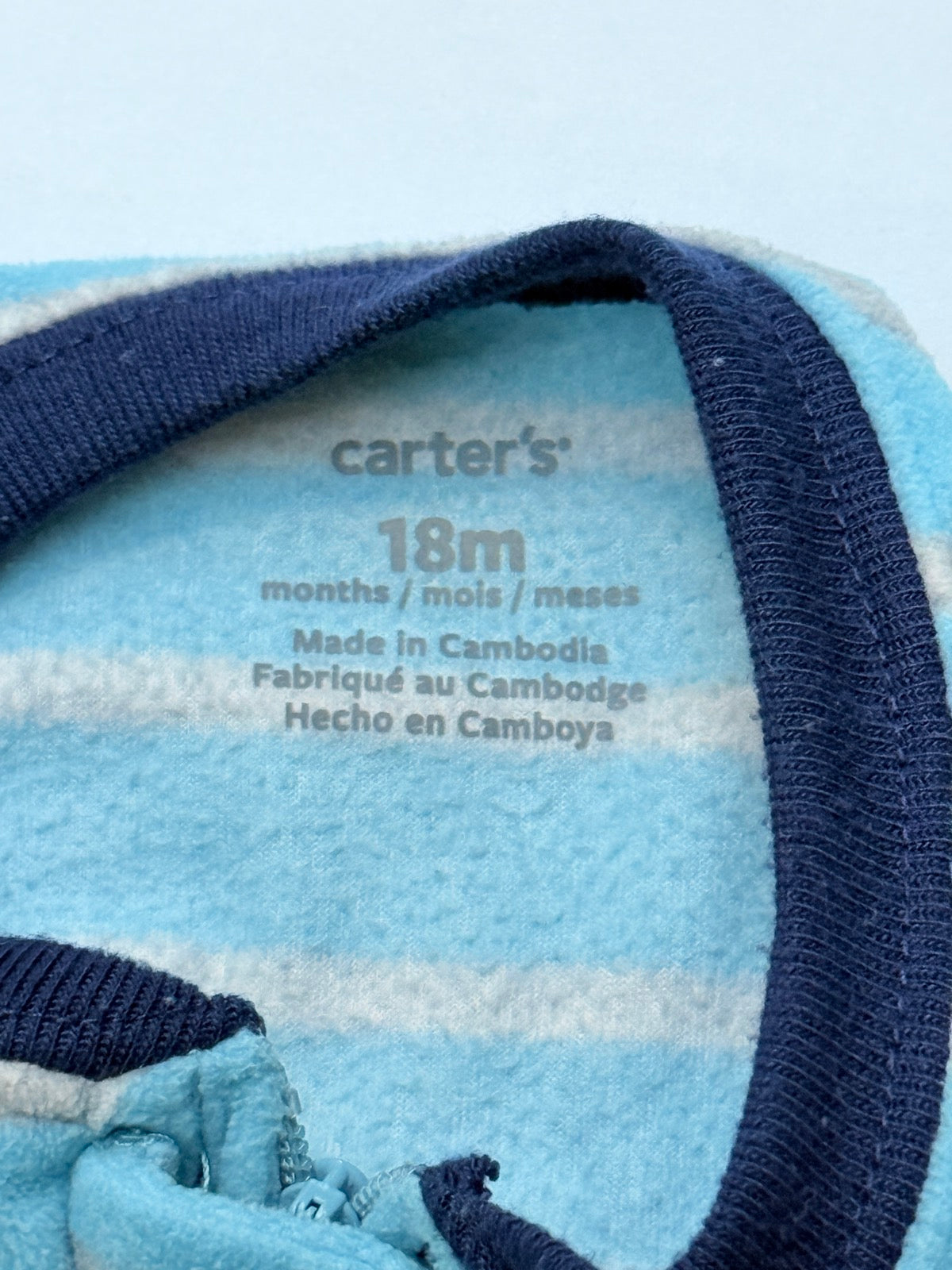 Carter's Excavator Fleece Sleeper 18M