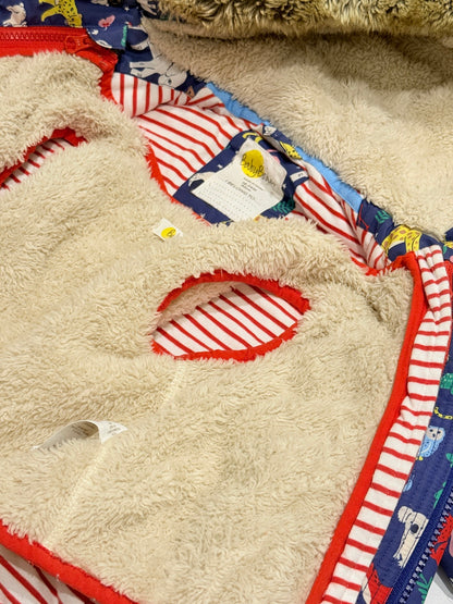Jacket with Removable Vest Baby Boden Animal Print 18-24M