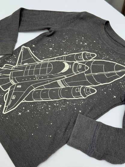 Jumping Beans Space Shuttle Thermal Shirt Size 5