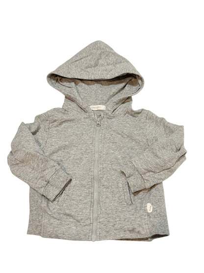 Miles The Label Gray Zip Hoodie 2YRS