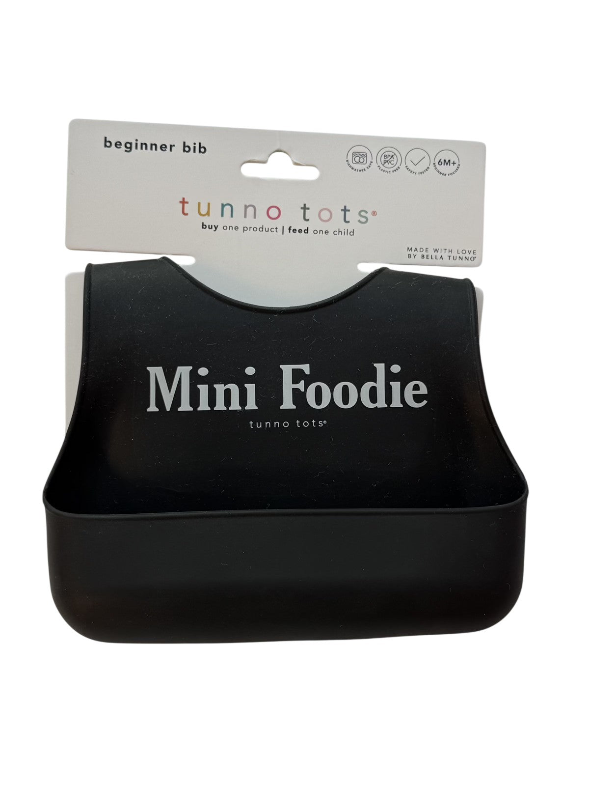 New Tunno Tots Mini Foodie Beginner Bib 6M+