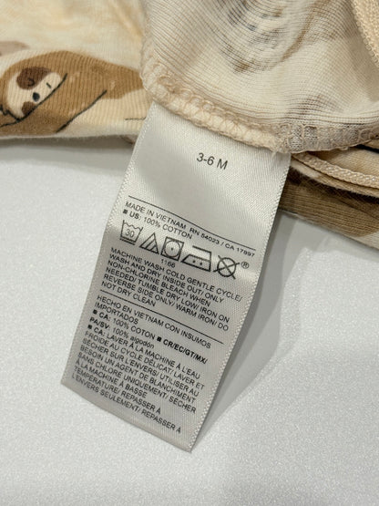 Old Navy Sloth Footed Sleeper 3-6M