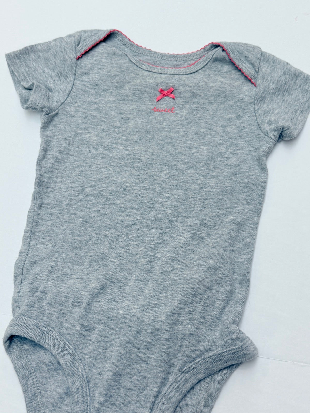 Carter's Grey Sweet Bodysuit 6M
