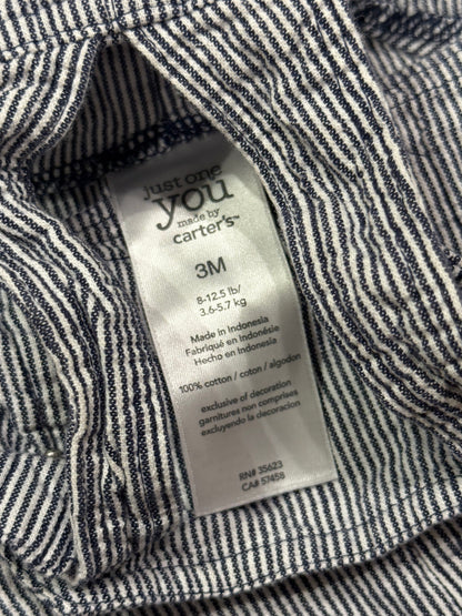 Just One You Carter's Striped Shortalls 3M