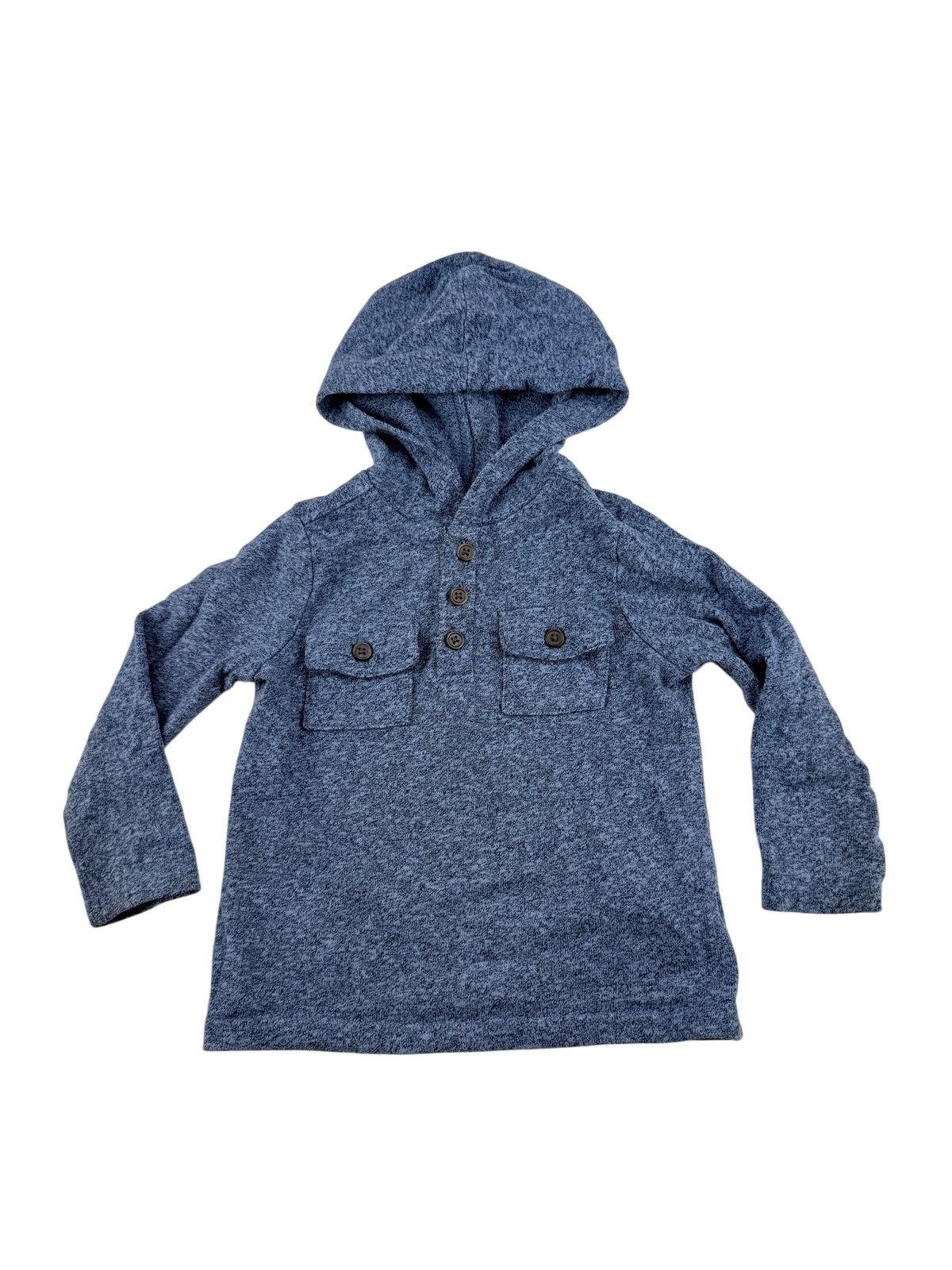 Old Navy Blue Henley Hoodie 2T