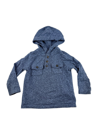 Old Navy Blue Henley Hoodie 2T
