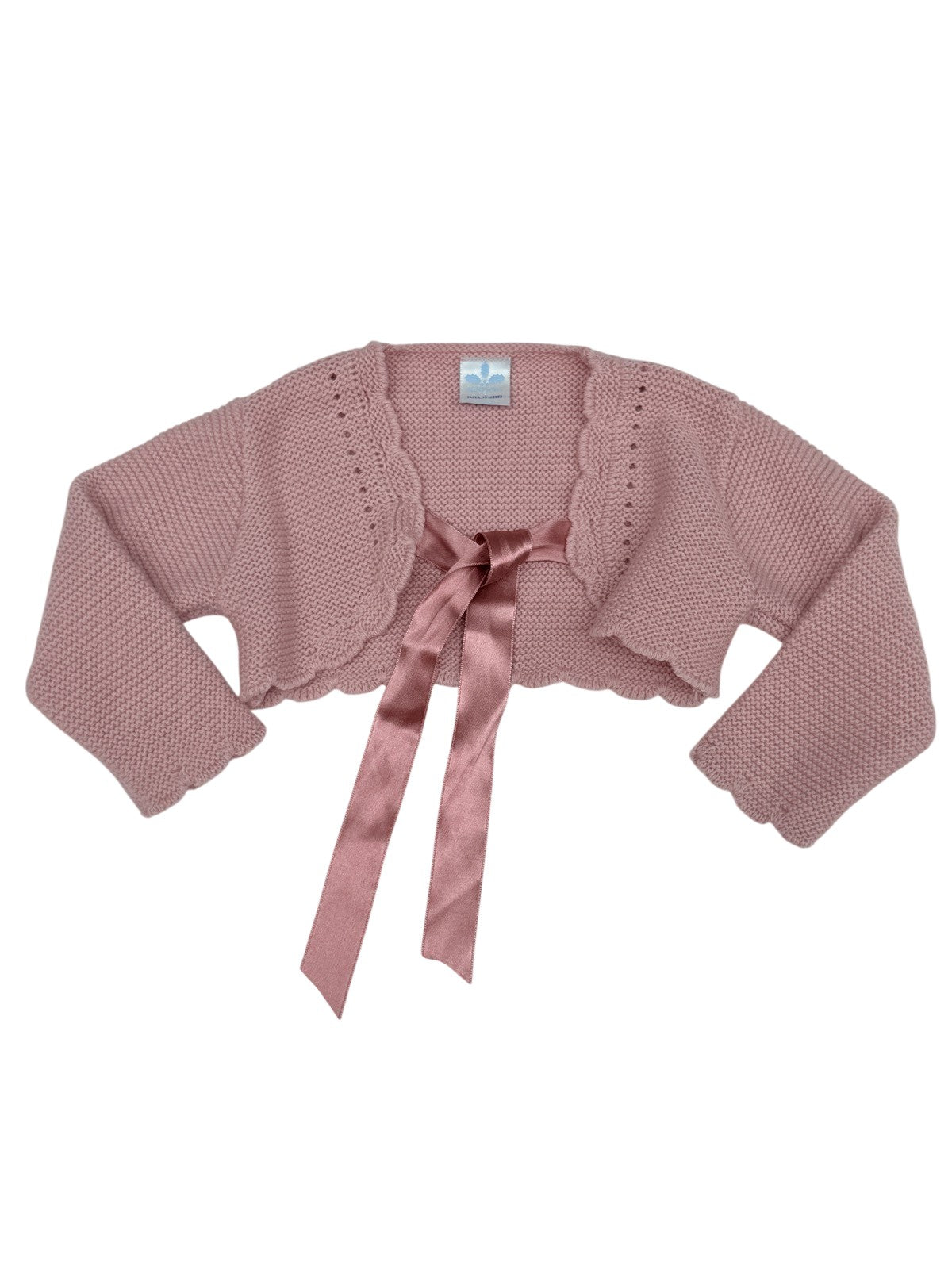 Sardon Pink Knit Bolero Cardigan 12m
