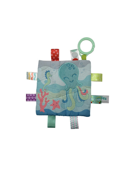 Taggies Sea Life Crinkle Teether Blanket Toy