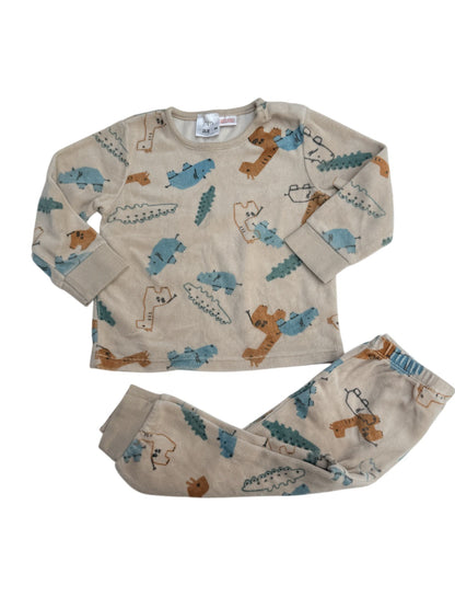 Zara Dinosaur Pajama Set 12-18m