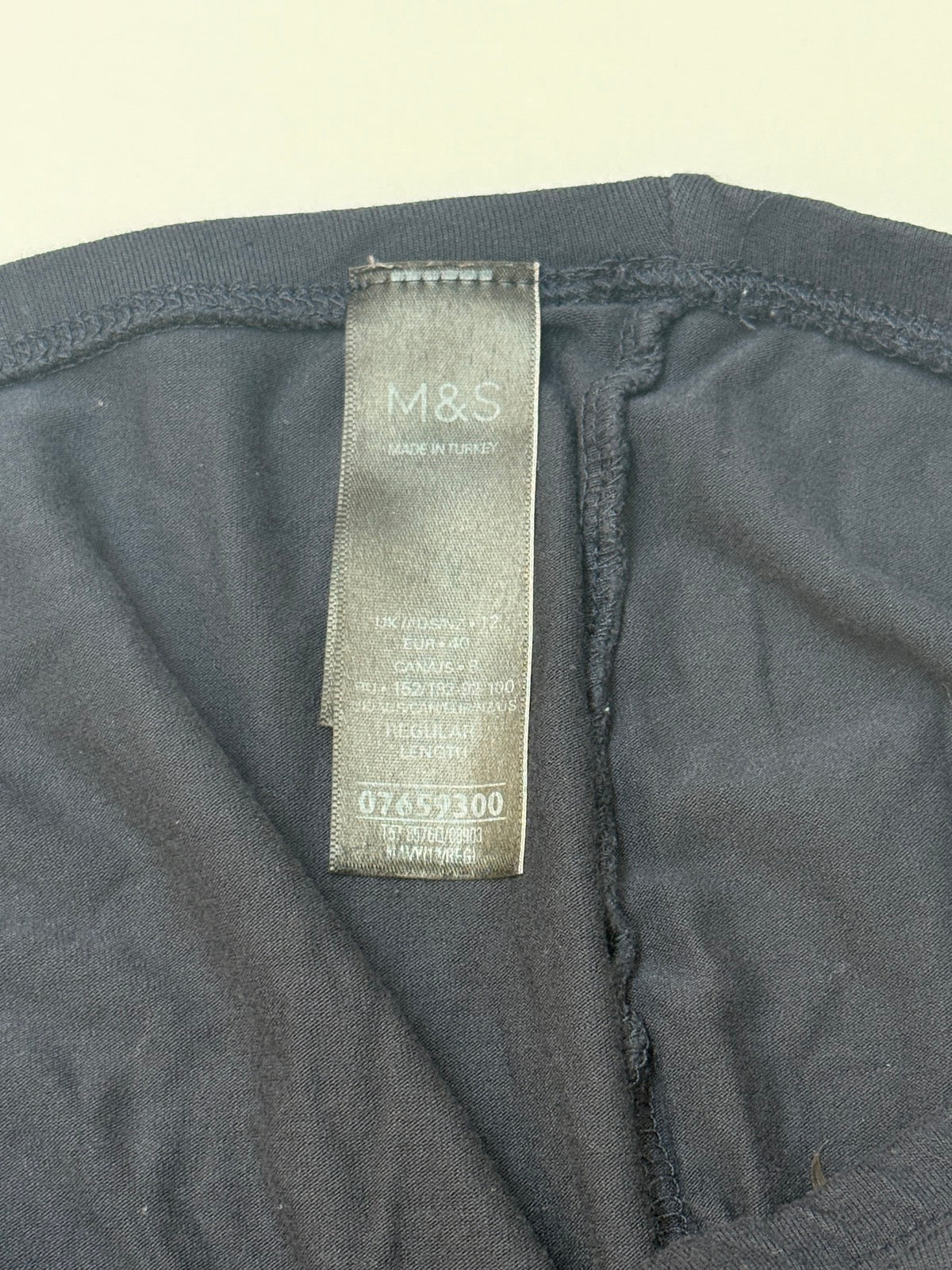 M&S Maternity Leggings Black Size 8