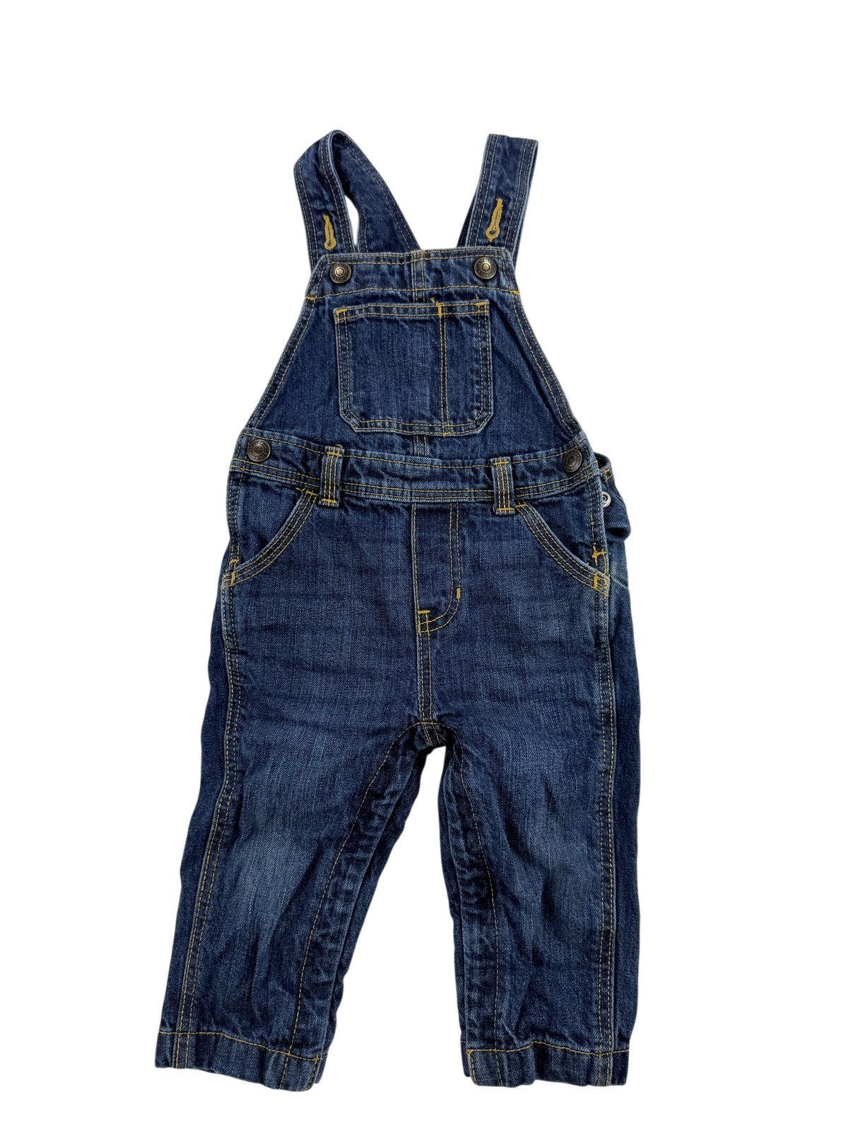 Old Navy Denim Overalls Size 12-18M