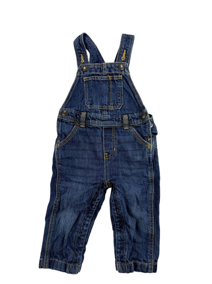 Old Navy Denim Overalls Size 12-18M