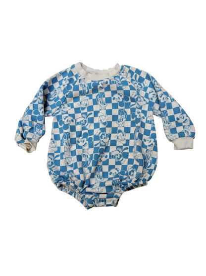 Old Navy x Disney Checkered Romper 12-18M
