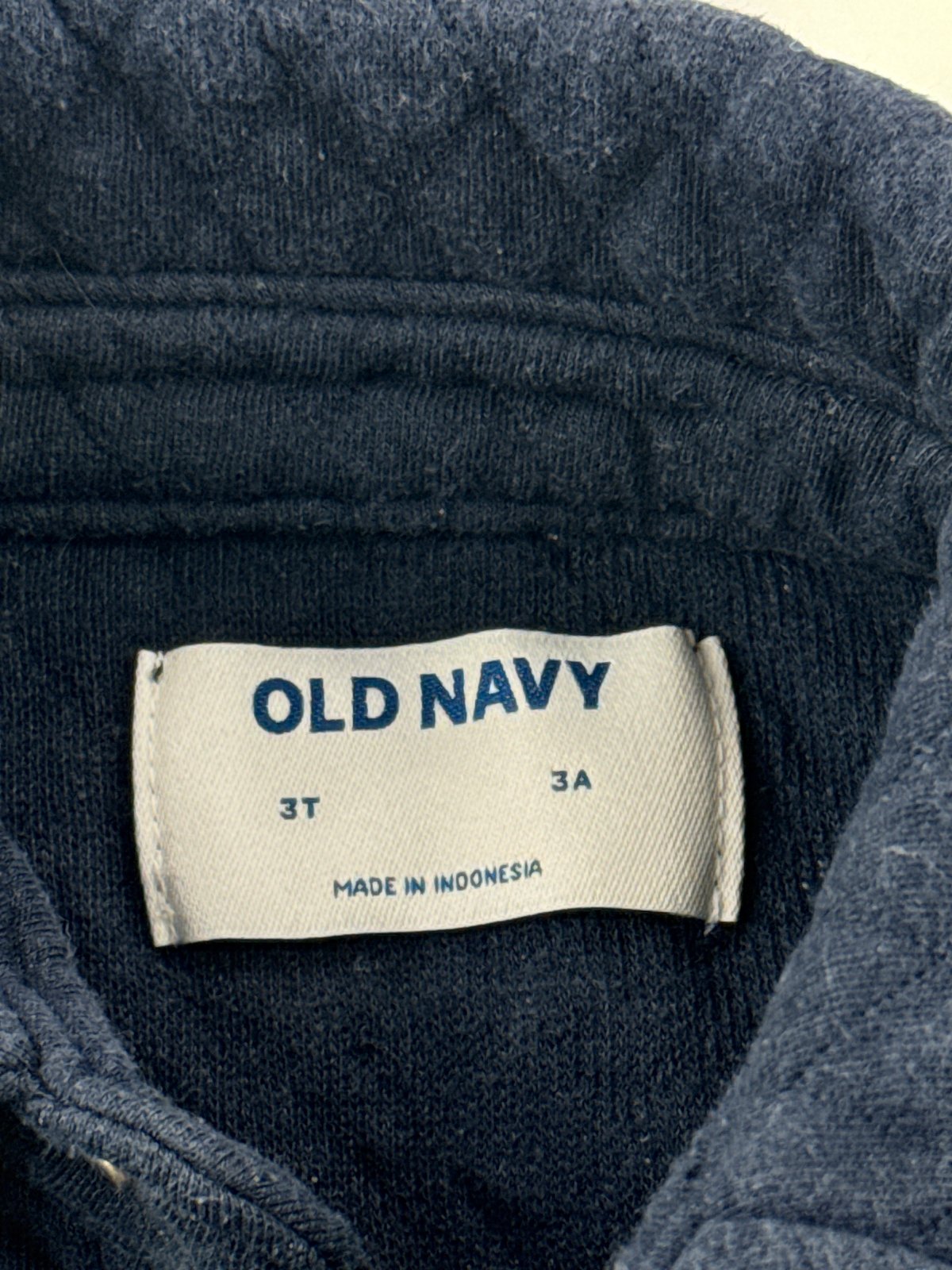 Old Navy Navy Quilted Shacket Jacket 3T