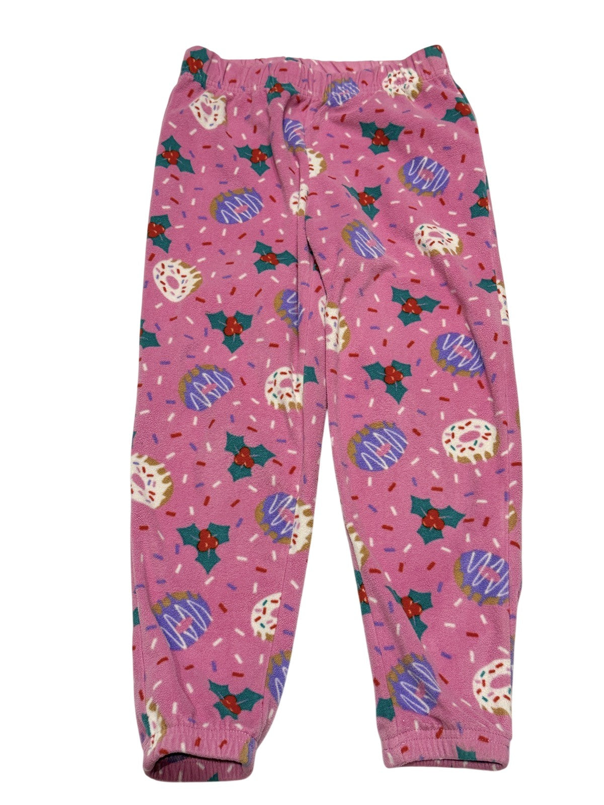 Joe Fresh Kids Christmas Donut Fleece Pants 6Y