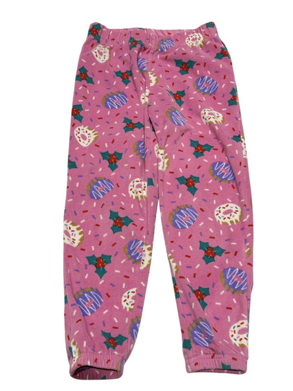 Joe Fresh Kids Christmas Donut Fleece Pants 6Y