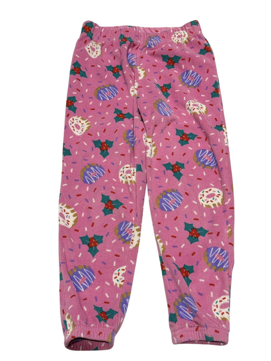 Joe Fresh Kids Christmas Donut Fleece Pants 6Y