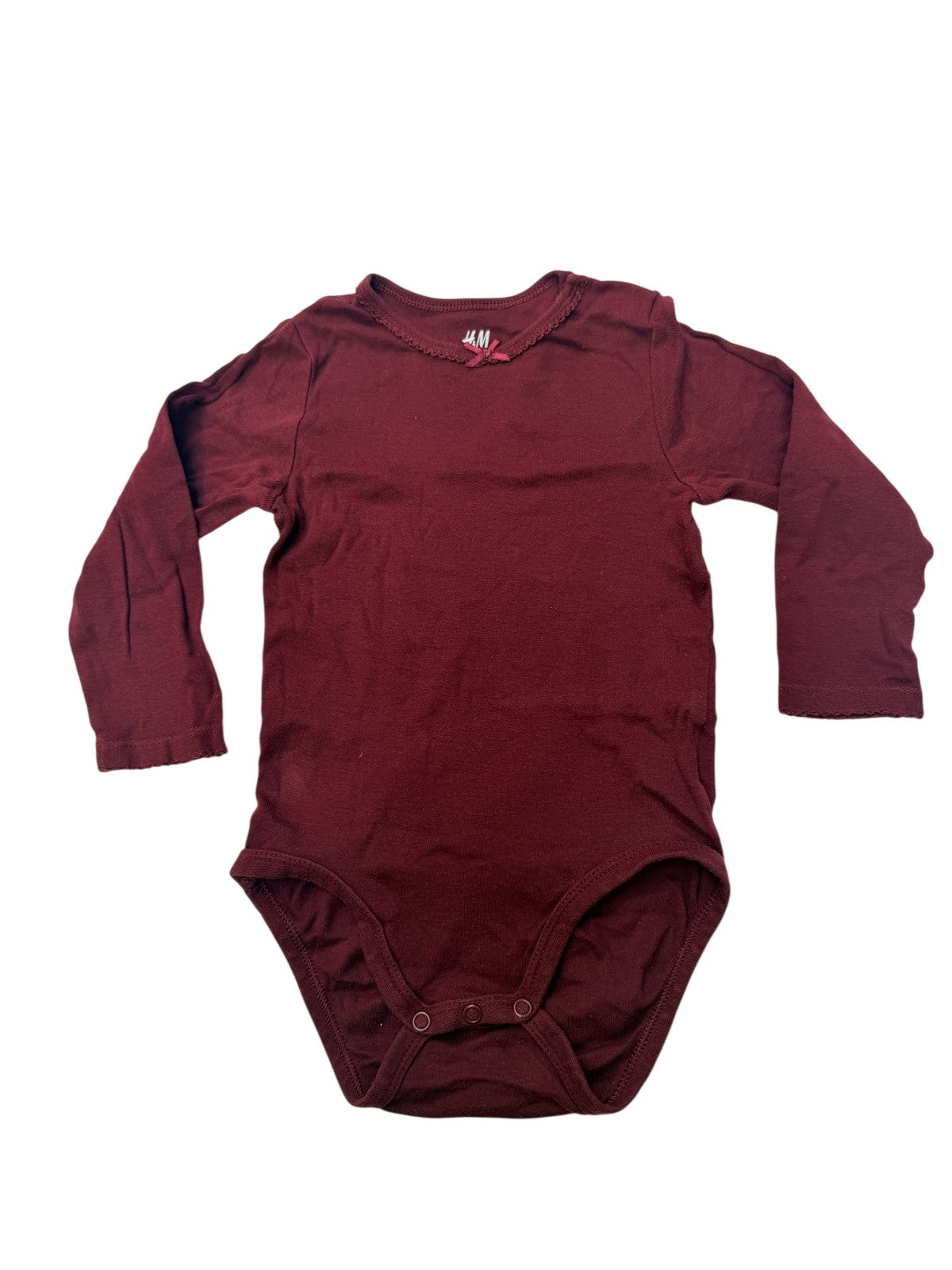 H&M Organic Cotton Bodysuit 12-18M